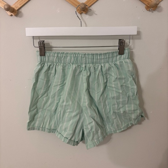Mint Green Women's Lounge Shorts - Picture 4 of 6